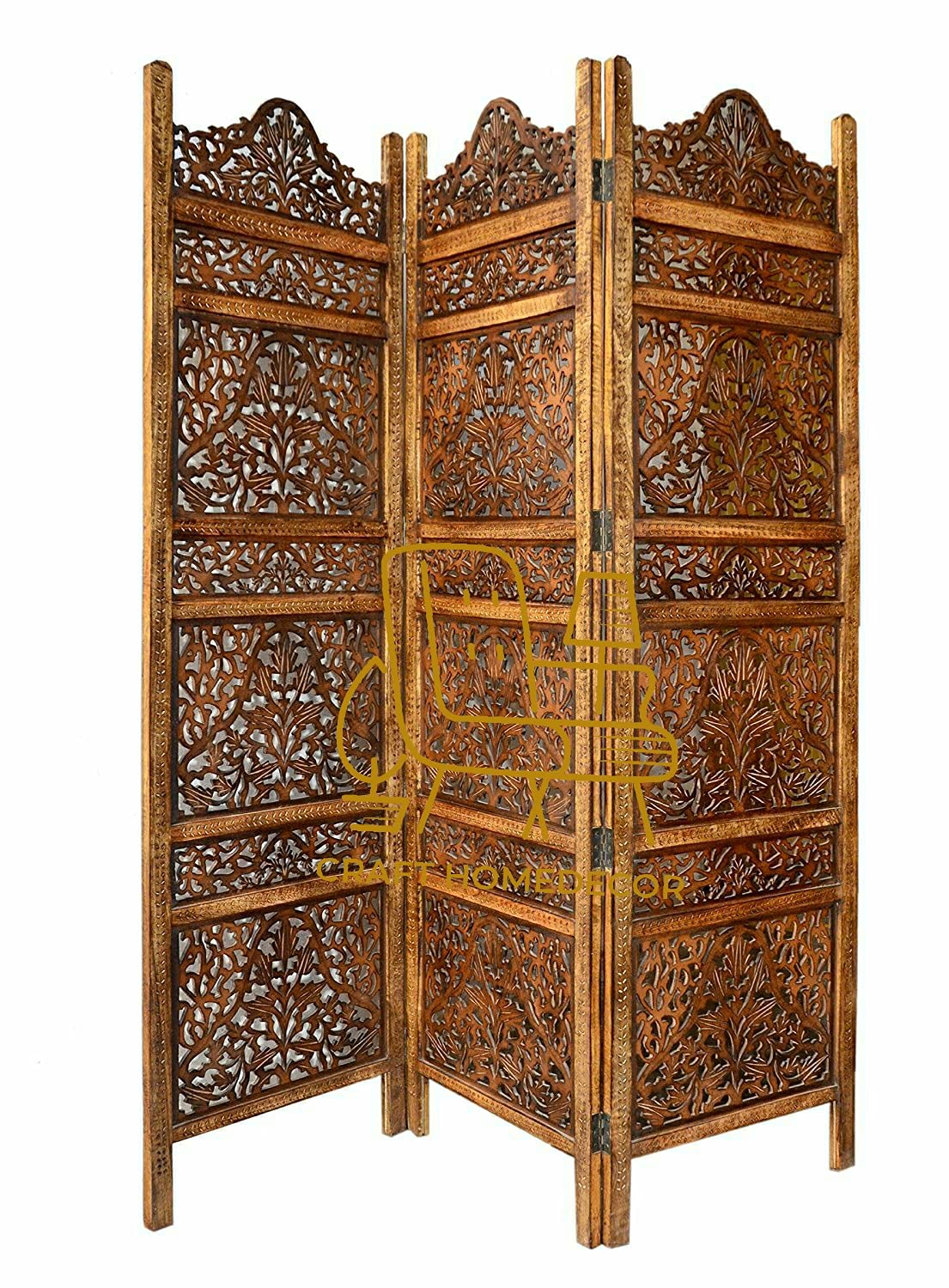 Buy CRAFT HOMEDECOR Wooden Partition for Living Room, Room Divider 3