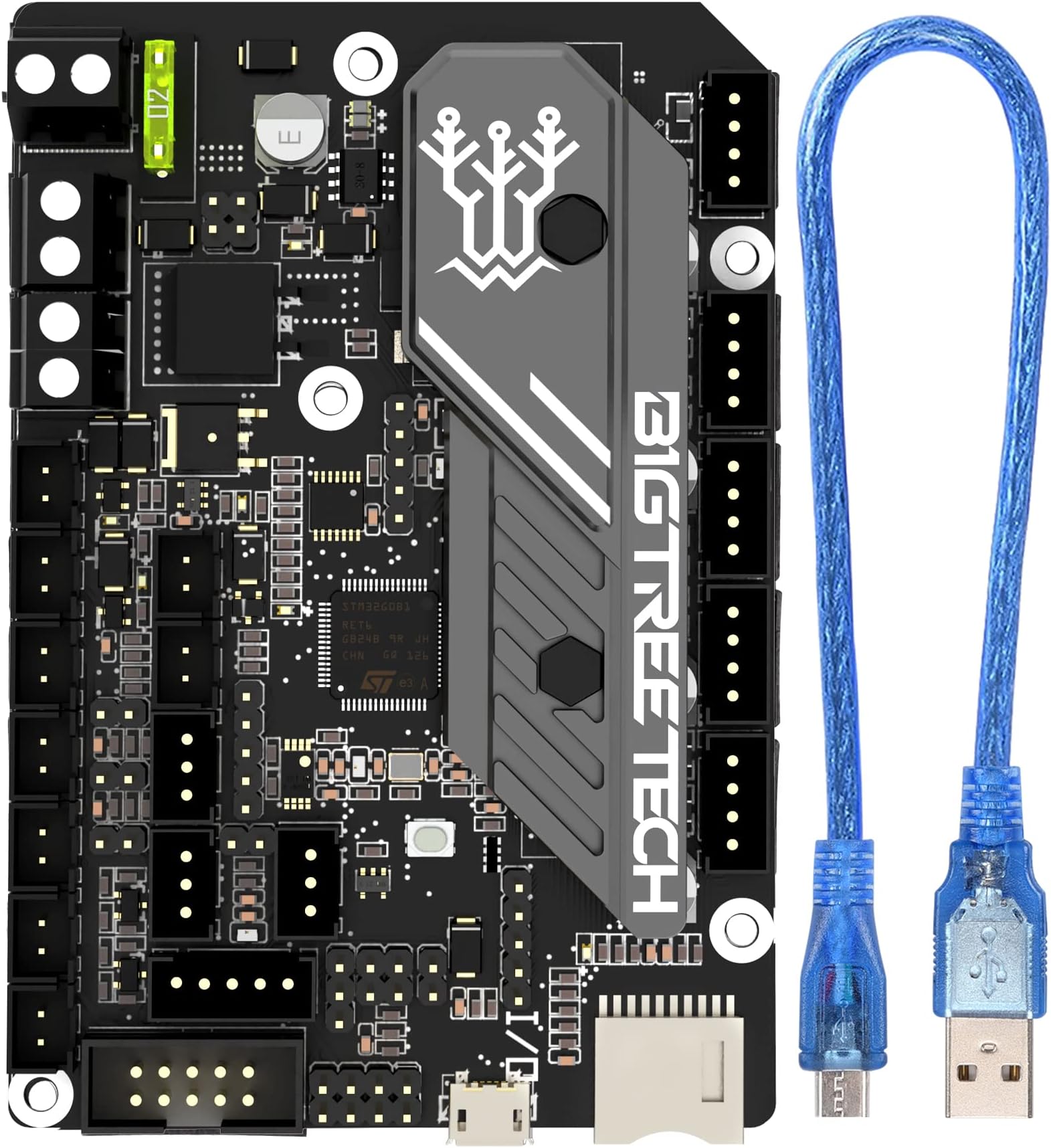 BIGTREETECH SKR Mini E3 V3.0 Control Board with TMC2209 UART Stepper Driver New Upgrade 32Bit 3D Printer Silent Board for Ender 3, Ender3 Pro, Ender 3 V2 3D Printer
