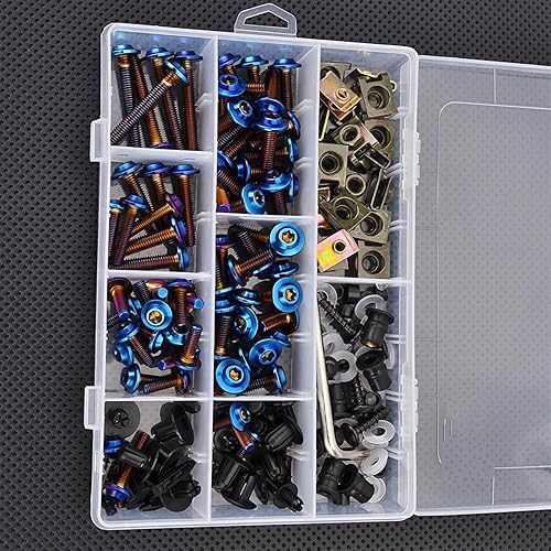 Miniatura 8 de TCHAU Kits de carrocería M5 M6 Tornillos de carenado de motocicleta Tornillo Tuerca para Ducati 748 749 750SS 848 900SS 916 996 998 999 1098 1098S