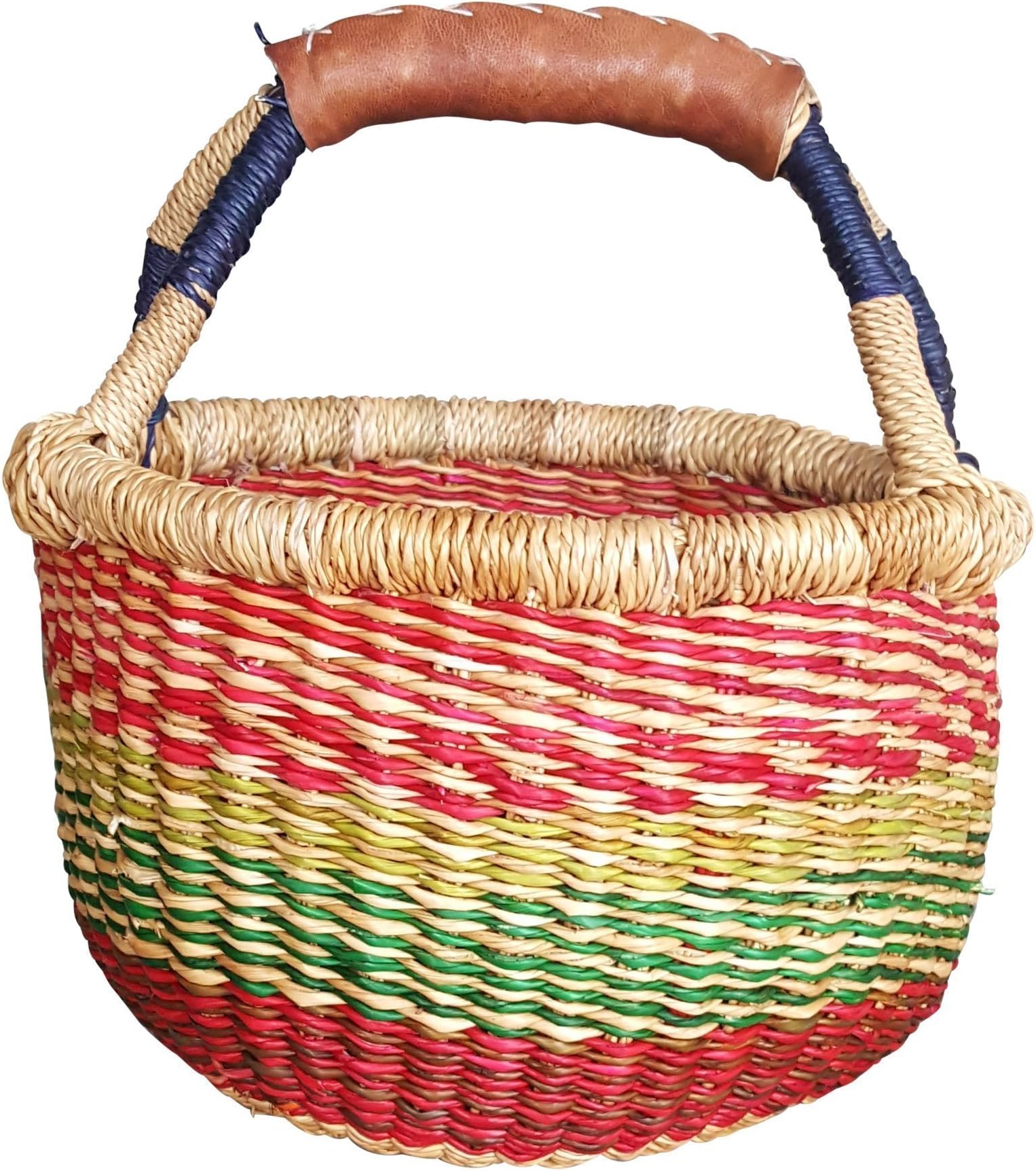 Mini Market Basket Ghana 7-9" Across - Colors Vary