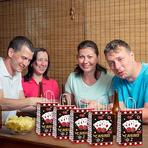 Vista 26 de gisgfim 12 bolsas de arte de pintura prémium con temática artística de cumpleaños, bolsas de golosinas, suministros de regalo, bolsas de regalo