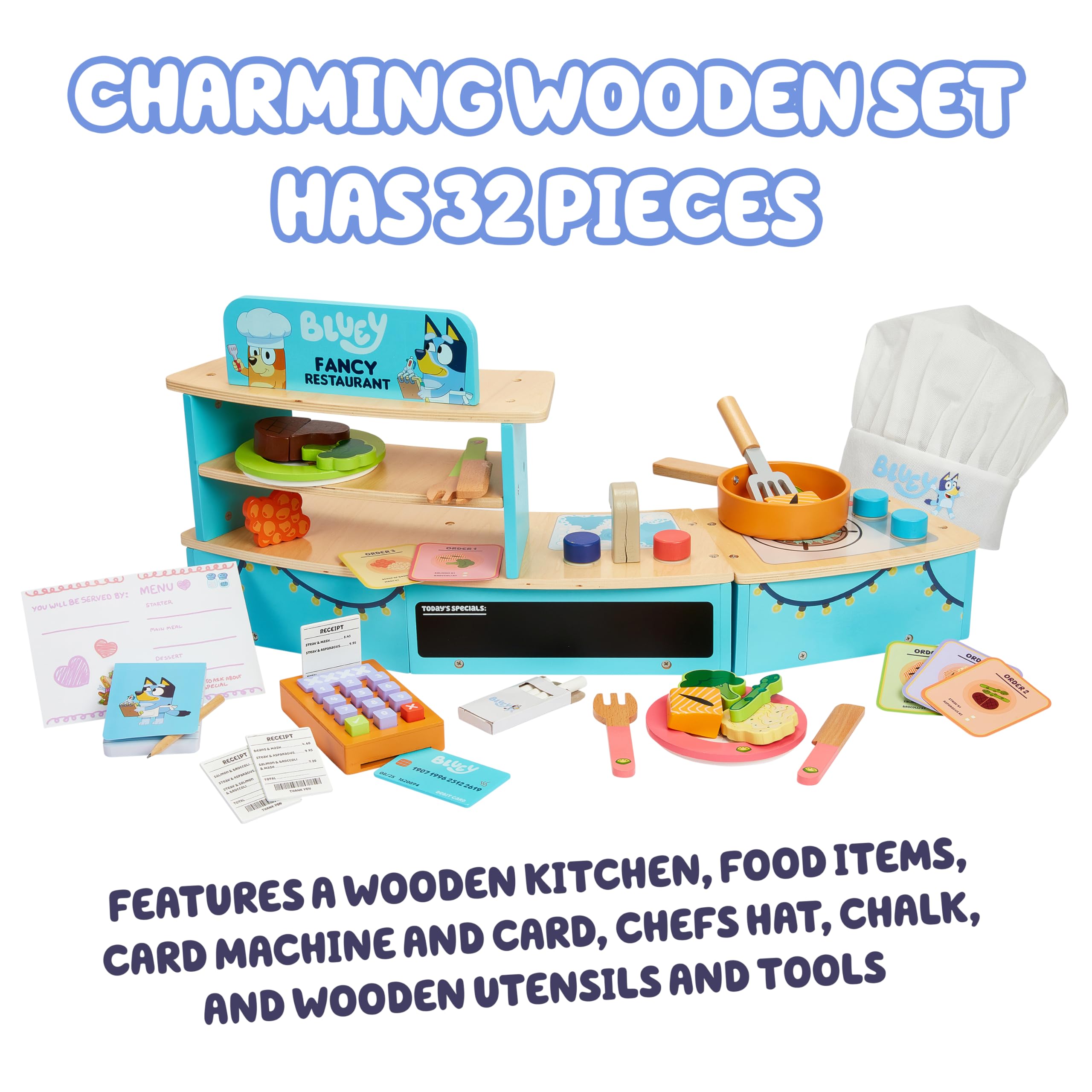 Cuisine Jouet Bluey - Mini Four, évier Et Accessoires Pour Enfants - Jeu D'imitation - 10