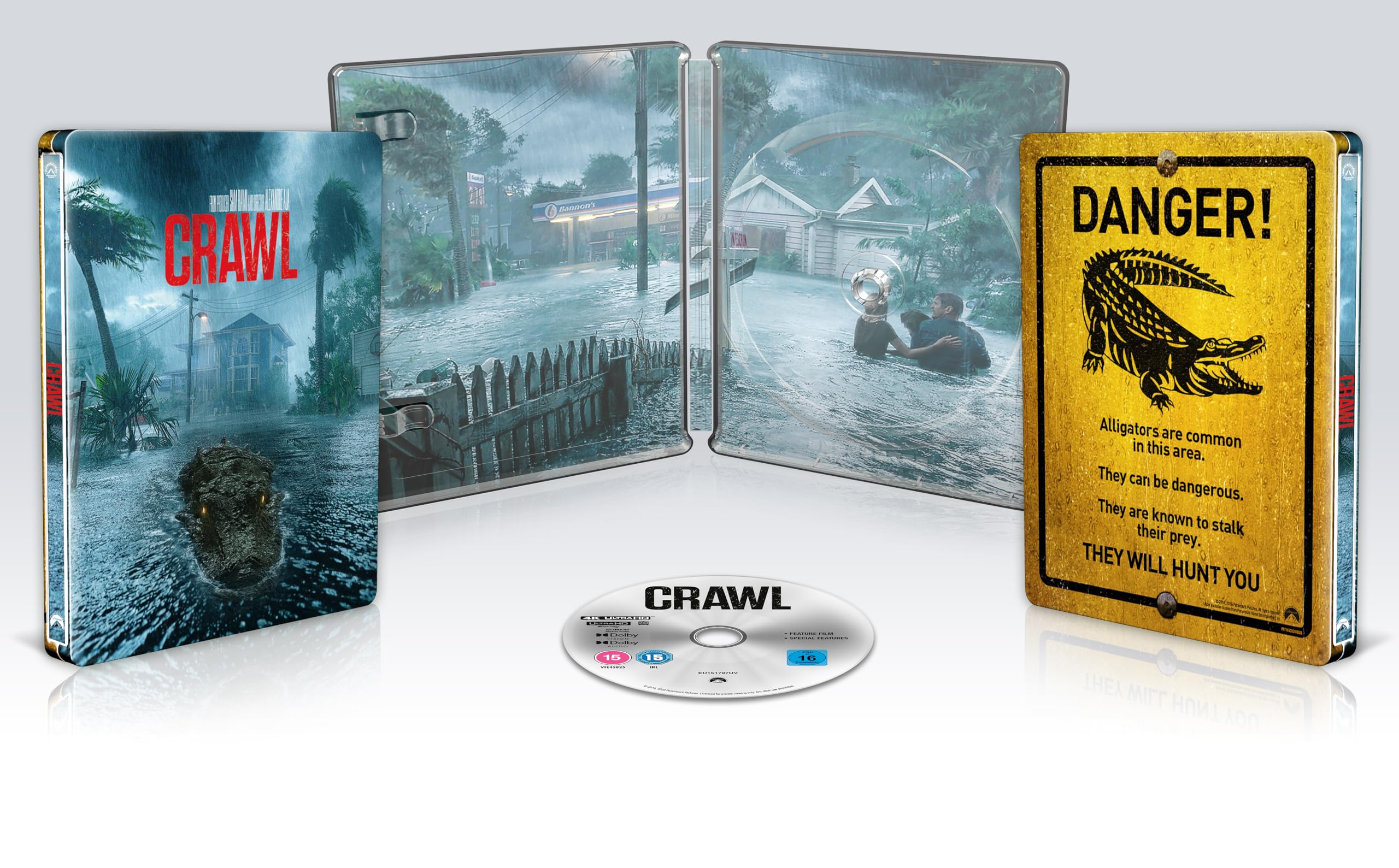 Crawl Steelbook Presale 13/07/2026 New & Sealed Limited Edition UHD 4K Blu Ray