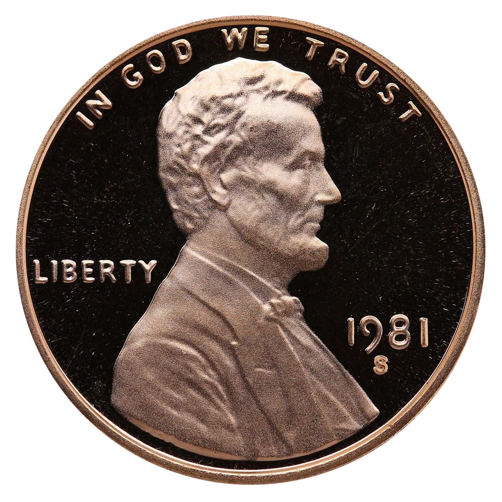 1981 S Gem Proof Lincoln Memorial Cent Penny US Mint Proof at