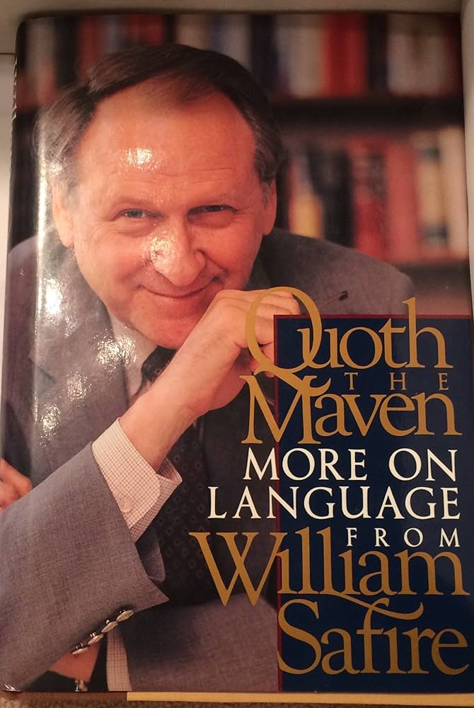 Quoth the Maven: Safire, William: 9780679423249: Amazon.com