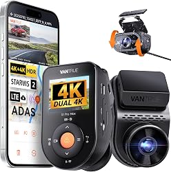VANTRUE Dashcam Voiture S1 Pro Max 4K+4K Starvis 2 Avant …
