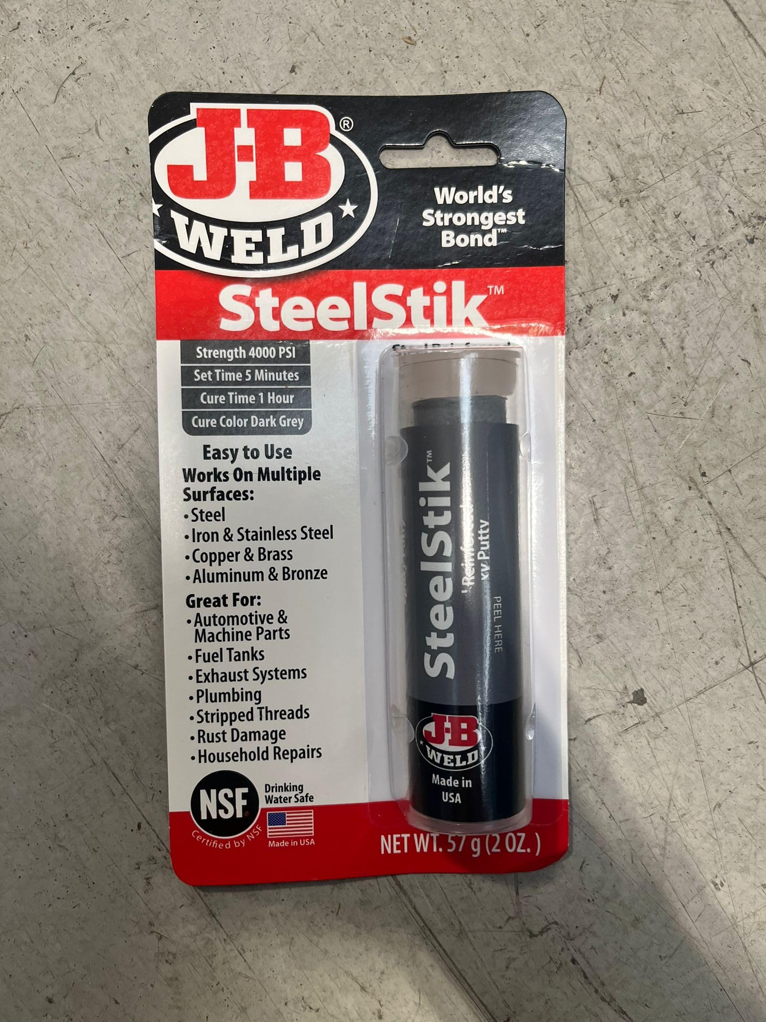 ⭐︎Kota⭐︎【新品】SCOTCH GRAIN｜F4016BL（EEEE） Amazon.com: J-B Weld Original Epoxy, Steel Reinforced Epoxy