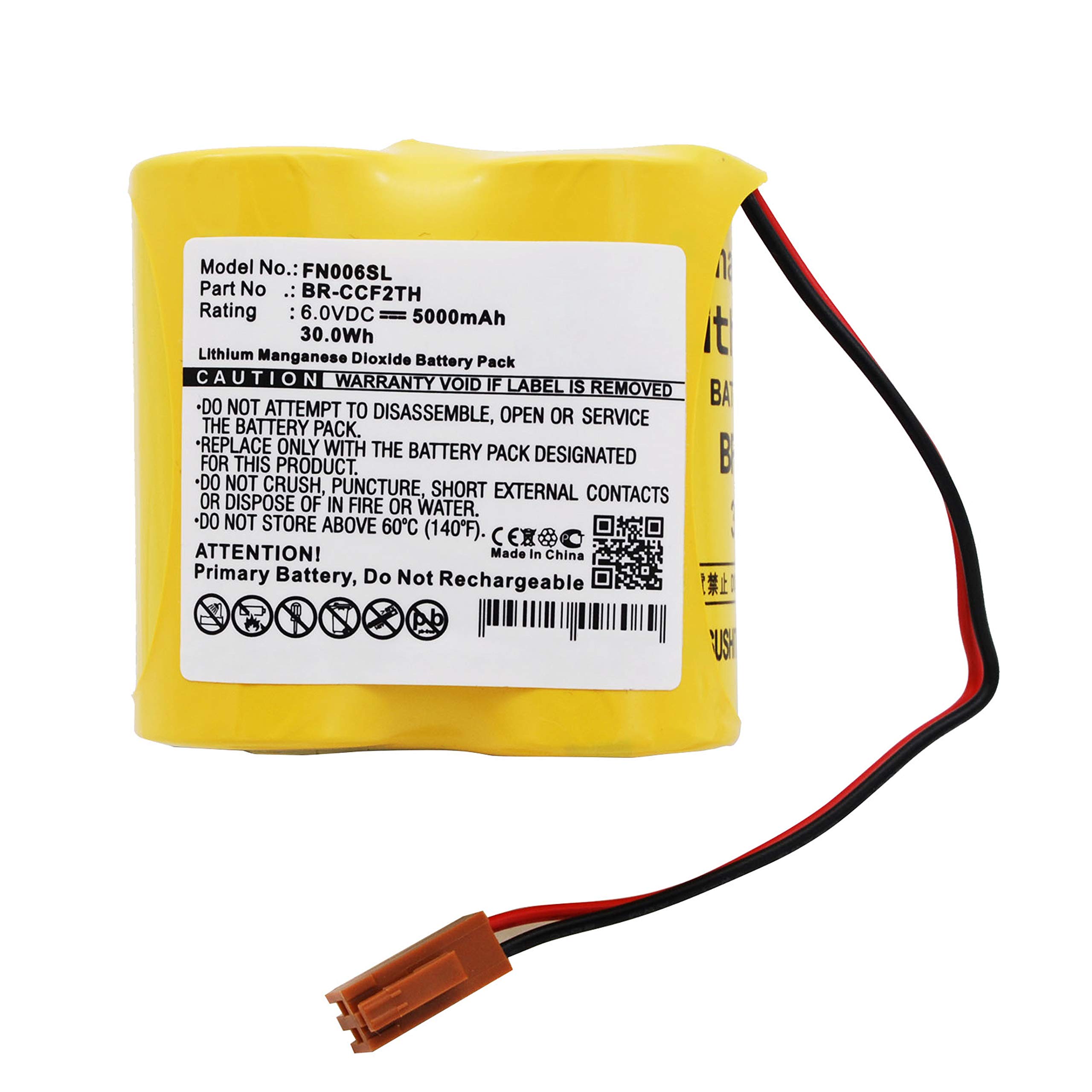 subtel® Batteria BR-CCF2TH, BR-CCF2TE Compatibile con Panasonic Pila Ricambio 5000mAh Sostituzione