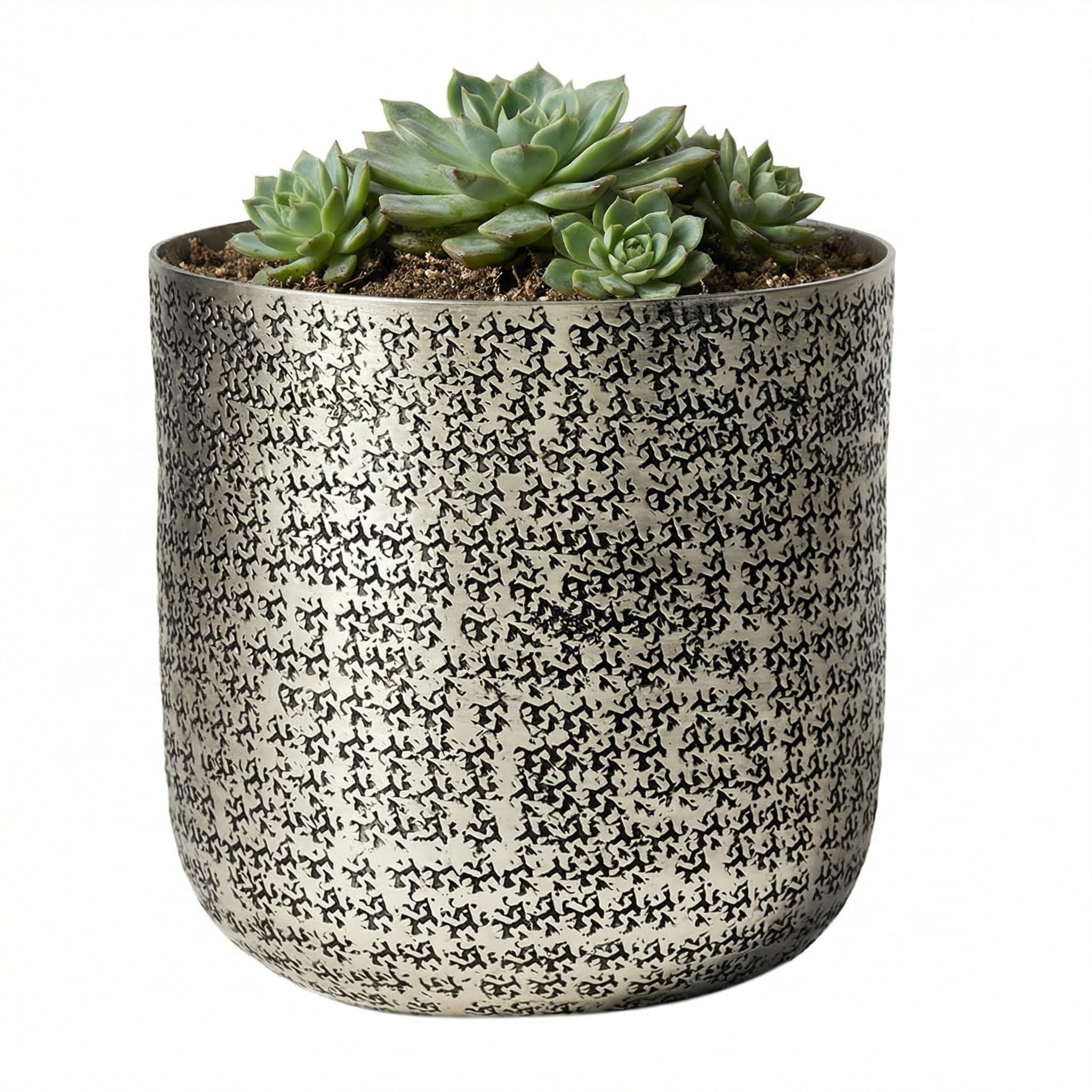 Dibor Metal Indoor Plant Pot Cachepot Planter (Medium)
