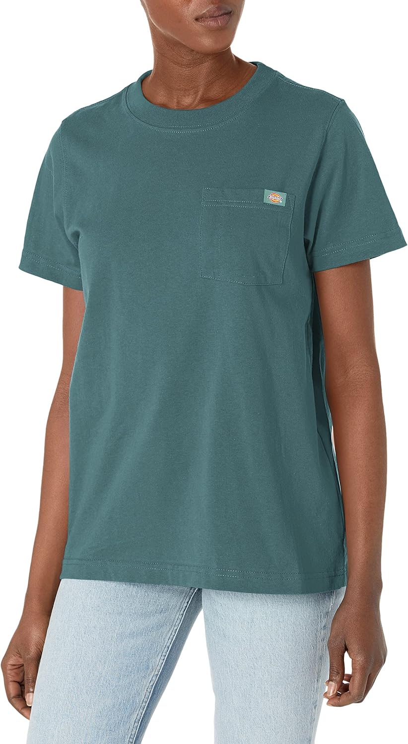Dickies Women's Short Sleeve Heavyweight Pocket T-Shirt