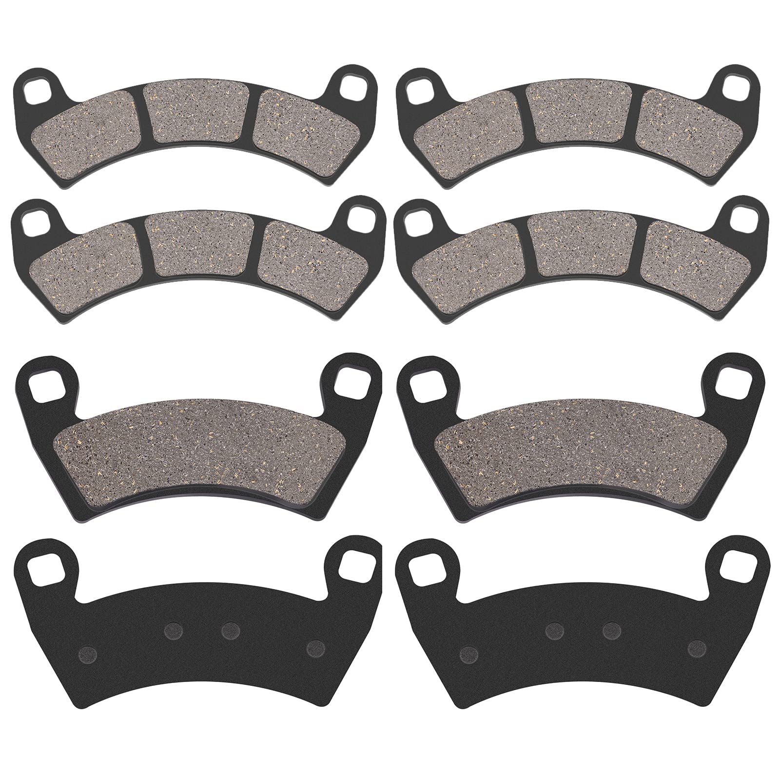 Front and Rear Brake Pads for Polaris RZR XP 4 Turbo/RZR XP Turbo EPS 2016-2020,RZR PRO XP 2020-2022, RZR XP Turbo S/XP 4 Turbo Fox Dynamix Edition 2205949 2206231 2208162 1913469 2208933