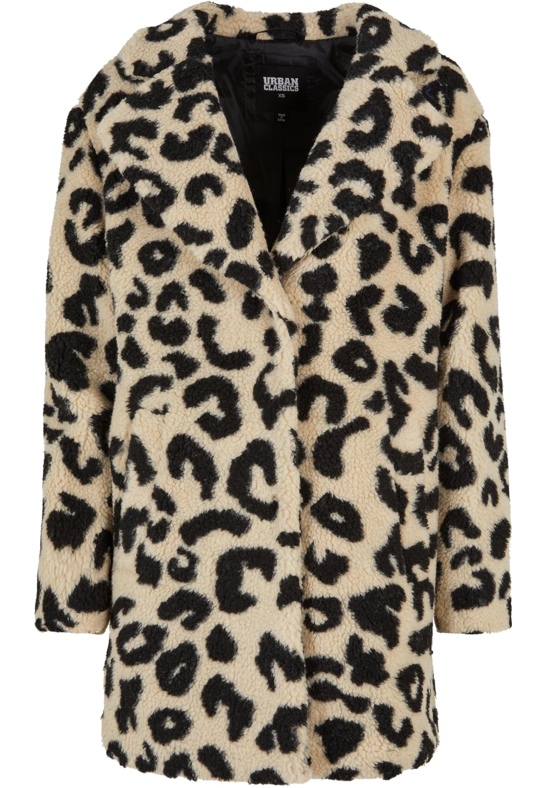 Urban Classics Women's Sandleo Oversized Aop Sherpa Coat Jacket, 5XL