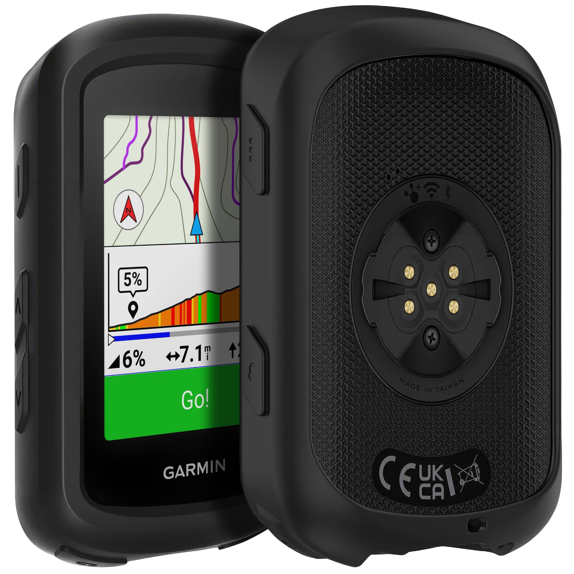 Etui do Garmin Edge 540 / Edge 840 - czarne silikonowe etui miękkie ochronne Phonillico®