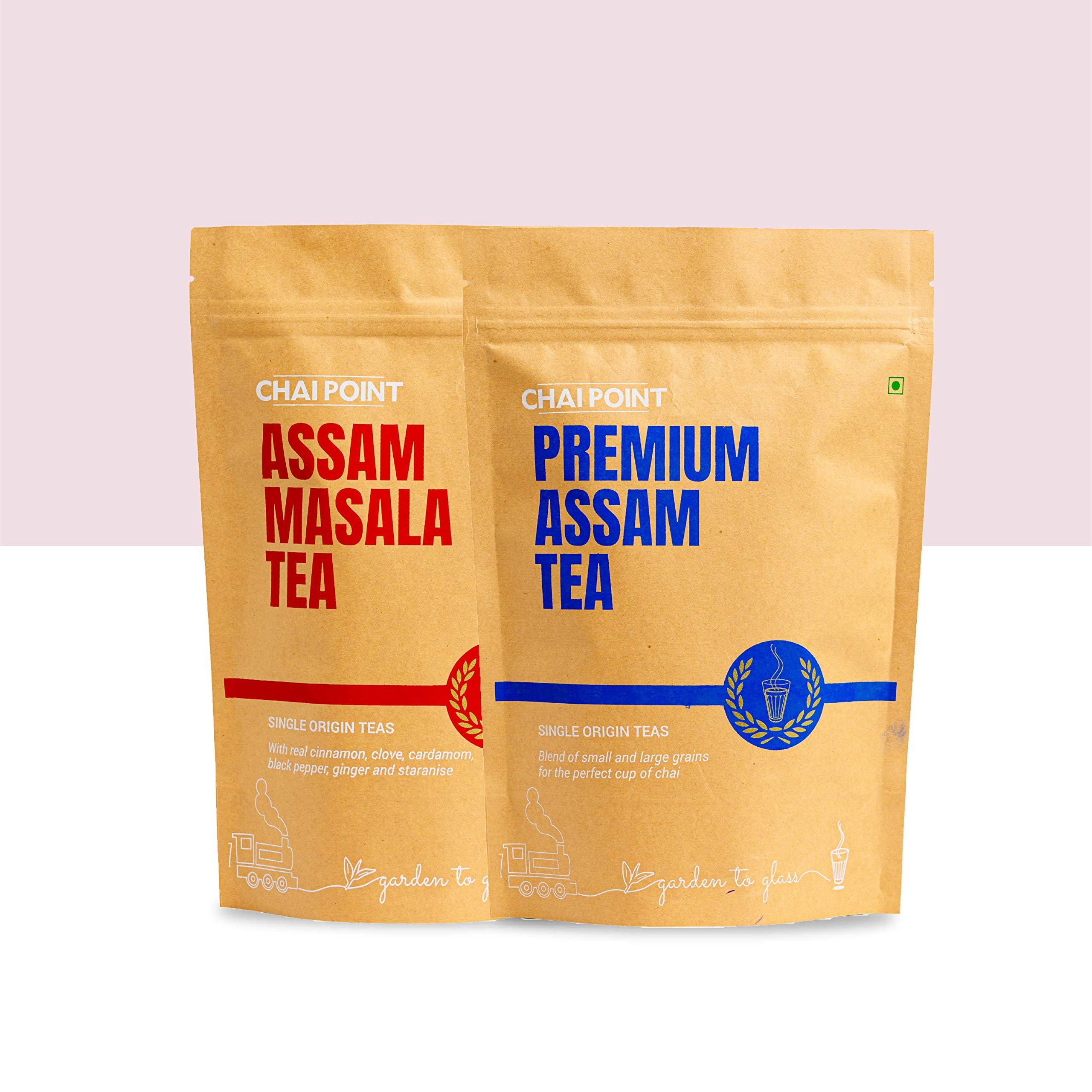 Assam Tea Combo: Chai Point Assam Masala Tea - Natural Spices (Cinnamon, Clove, cardamon, Ginger, Black Pepper) & Premium Assam Tea (Single origin teas, Vacuum packed) | 160 Cups (B08PKX6GWX) Amazon Price History, Amazon Price Tracker