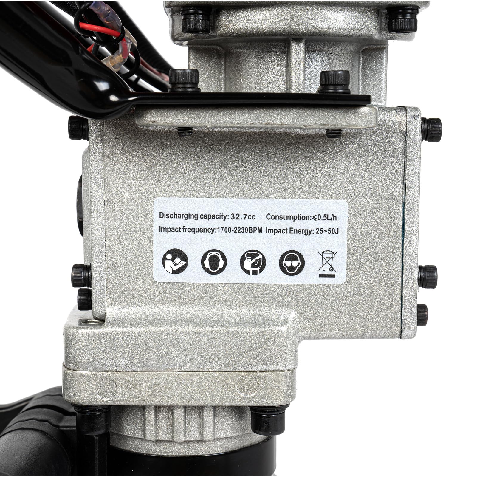 Rama de postes de gasolina de 2 tiempos, 32,6 cc, motor de gasolina, motor de estaca manual, herramienta de vallas de jardín, 900 W