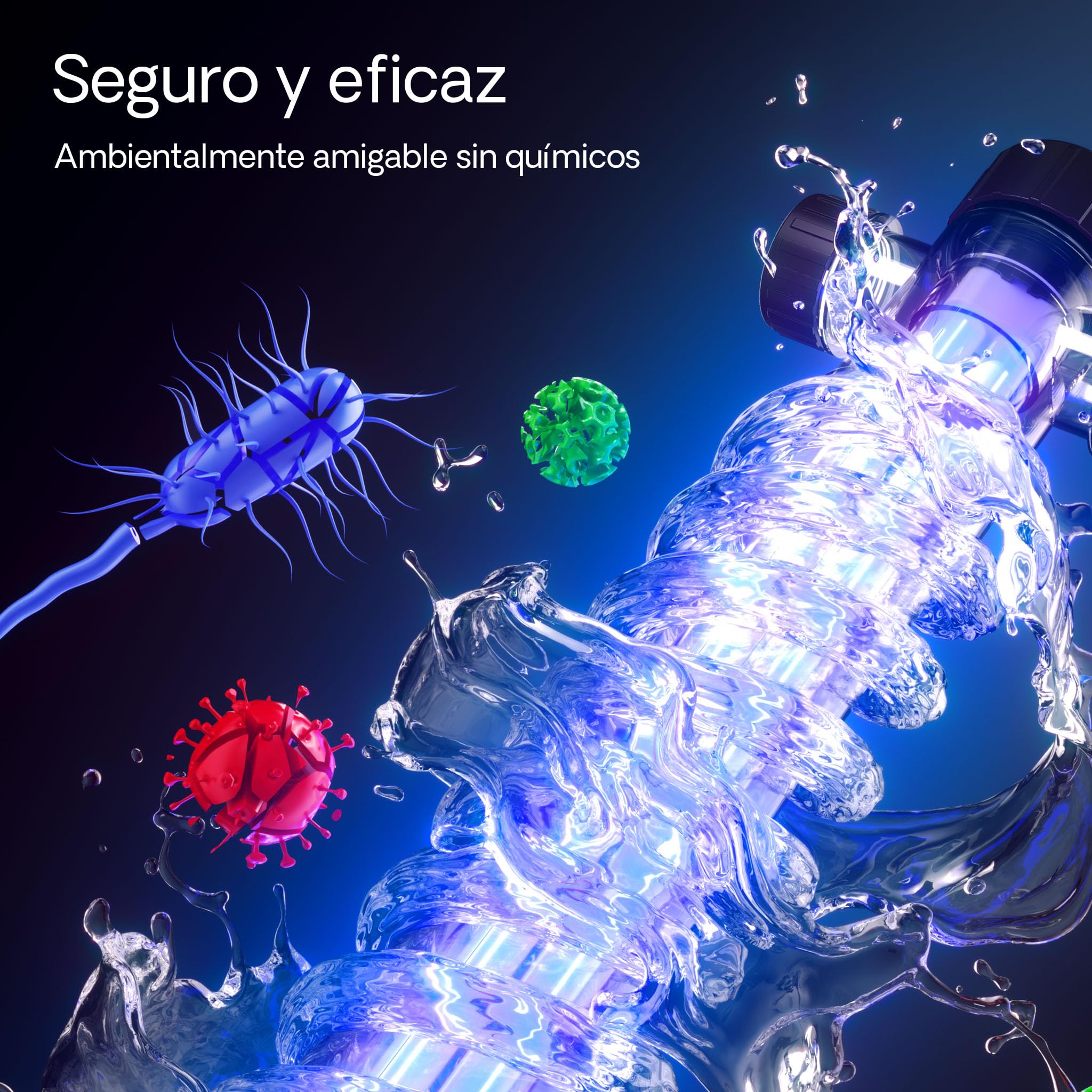 SunSun CUV-172 Clarificador de Agua para estanques 72W, Filtro UV para Agua Clara en estanques