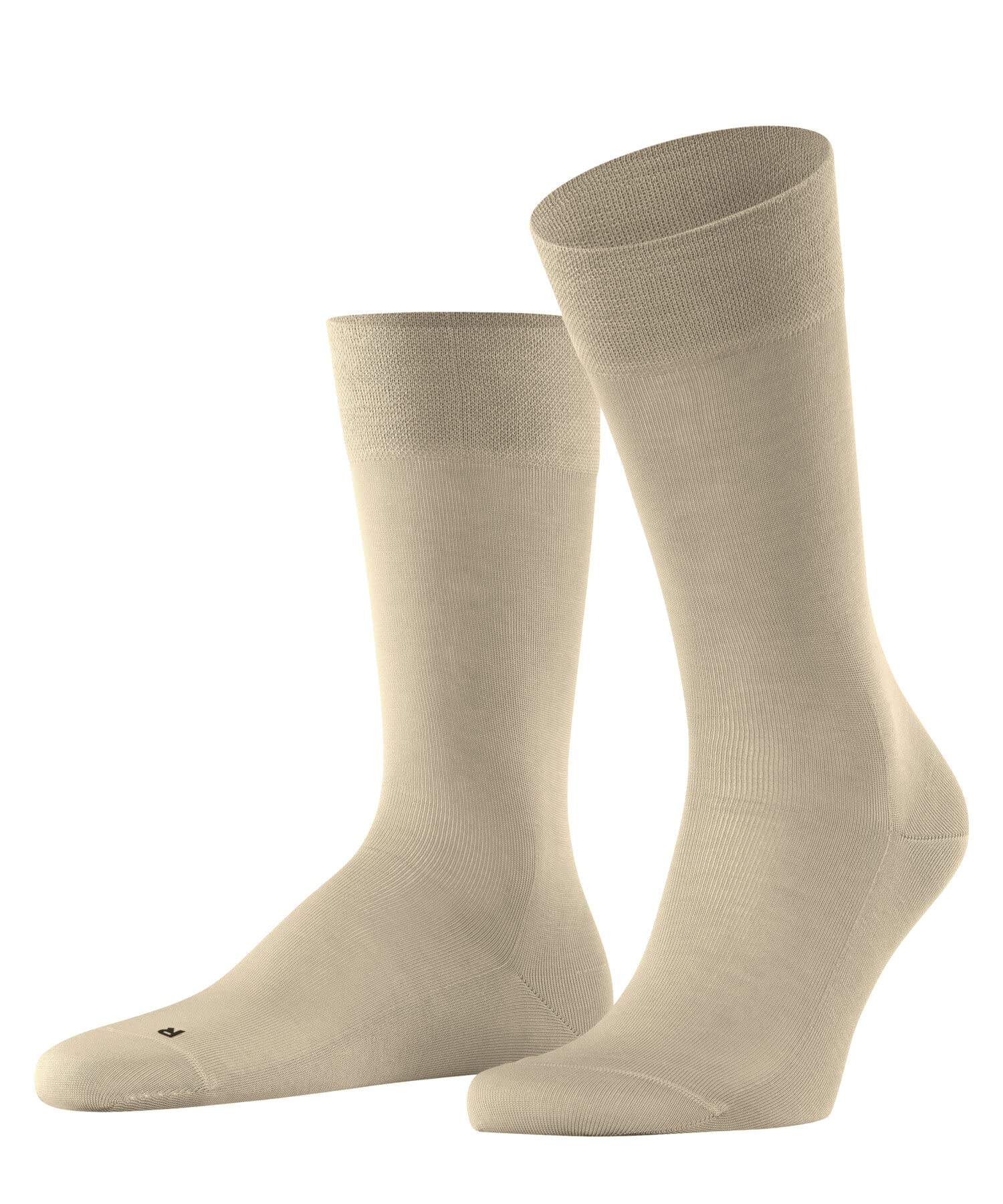 FALKE Men's Sensitive Malaga M So Cotton With Soft Tops 1 Pair Socks, Beige Silk 4097, 5.5-8