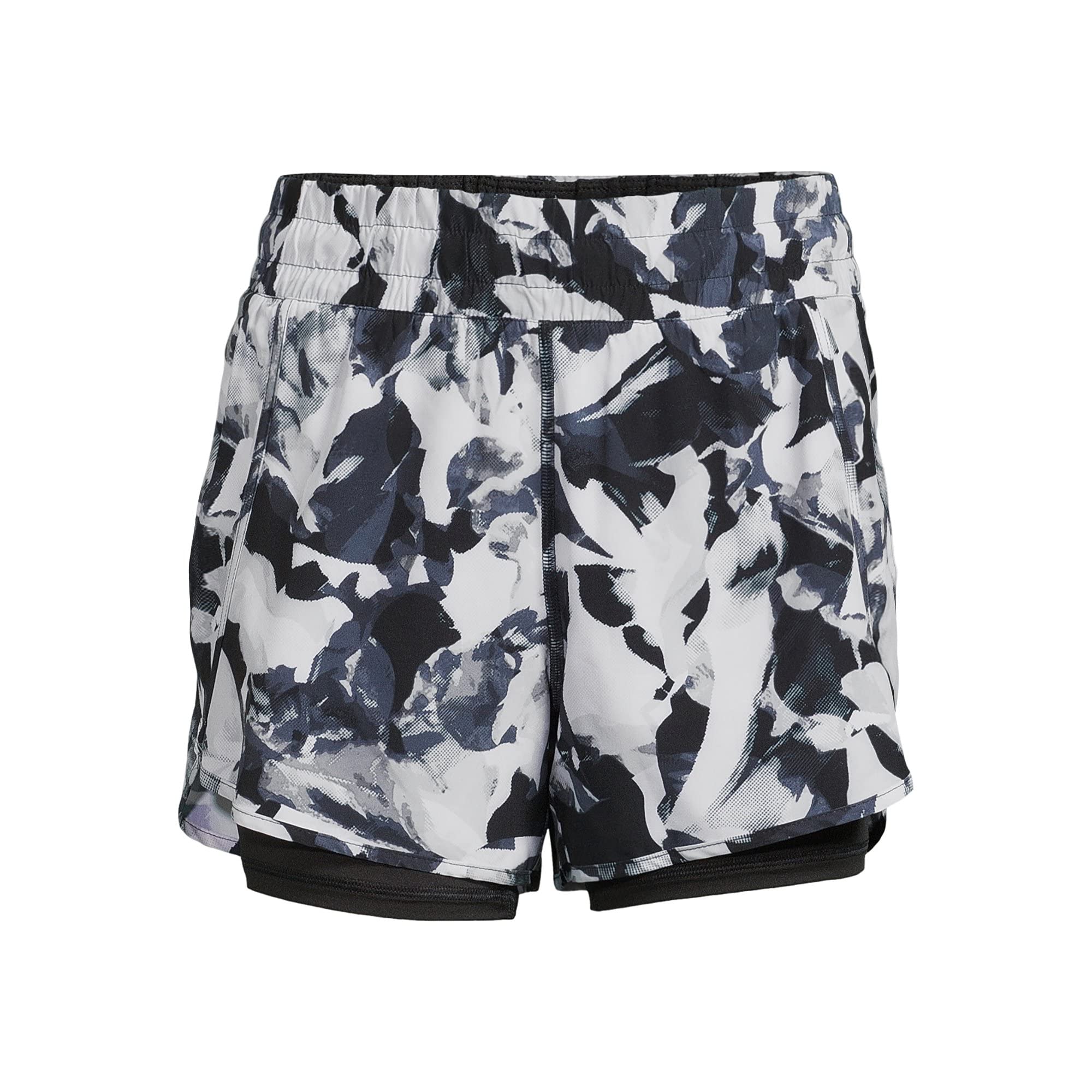 Avia Activewear Women's Breathable Running Shorts (2XL, Shadow Floral), 20