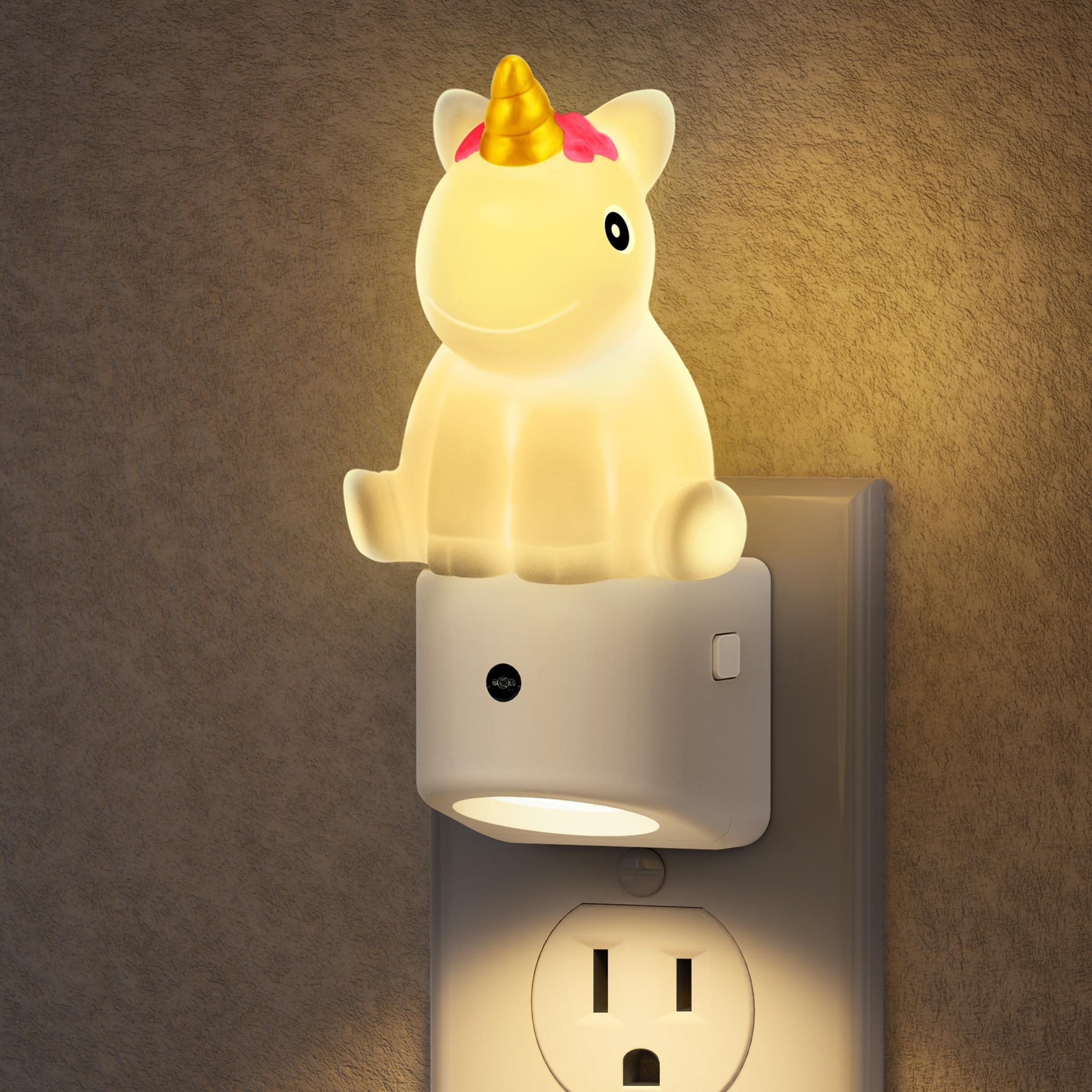 DORESshop Night Light for Kids,3D Cute Kids Night Light with Light Sensor