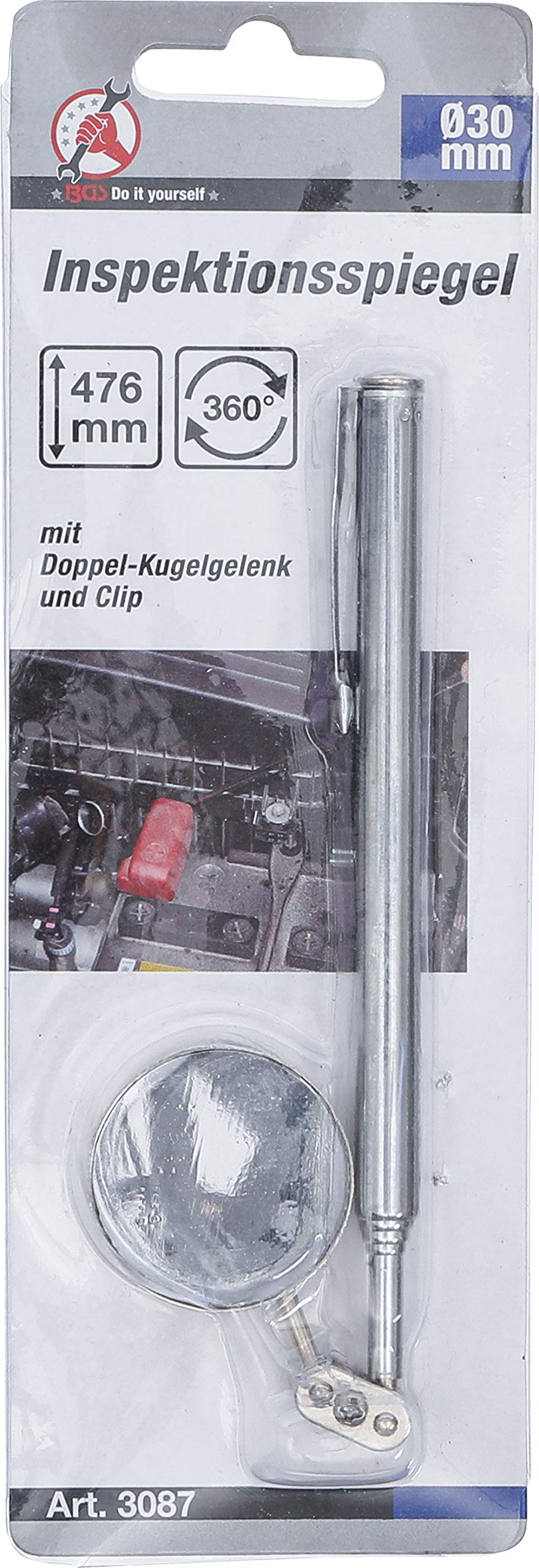 BGS Diy 3087 | Lusterko inspekcyjne | Ø 30 mm