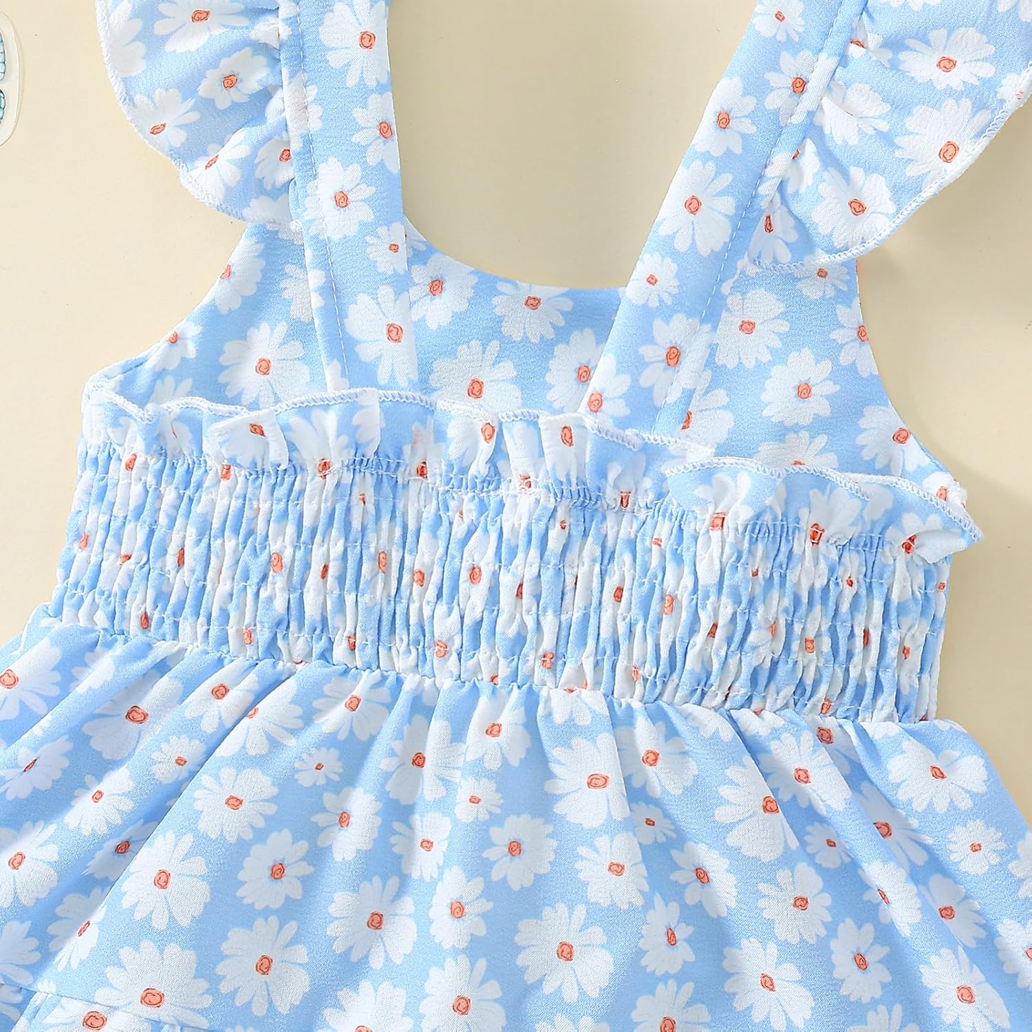 Toddler Baby Girl Dress Summer Clothes Little Girls Ruffle Sleeveless Dresses Kids Beach Sundress with Hat - Image 6