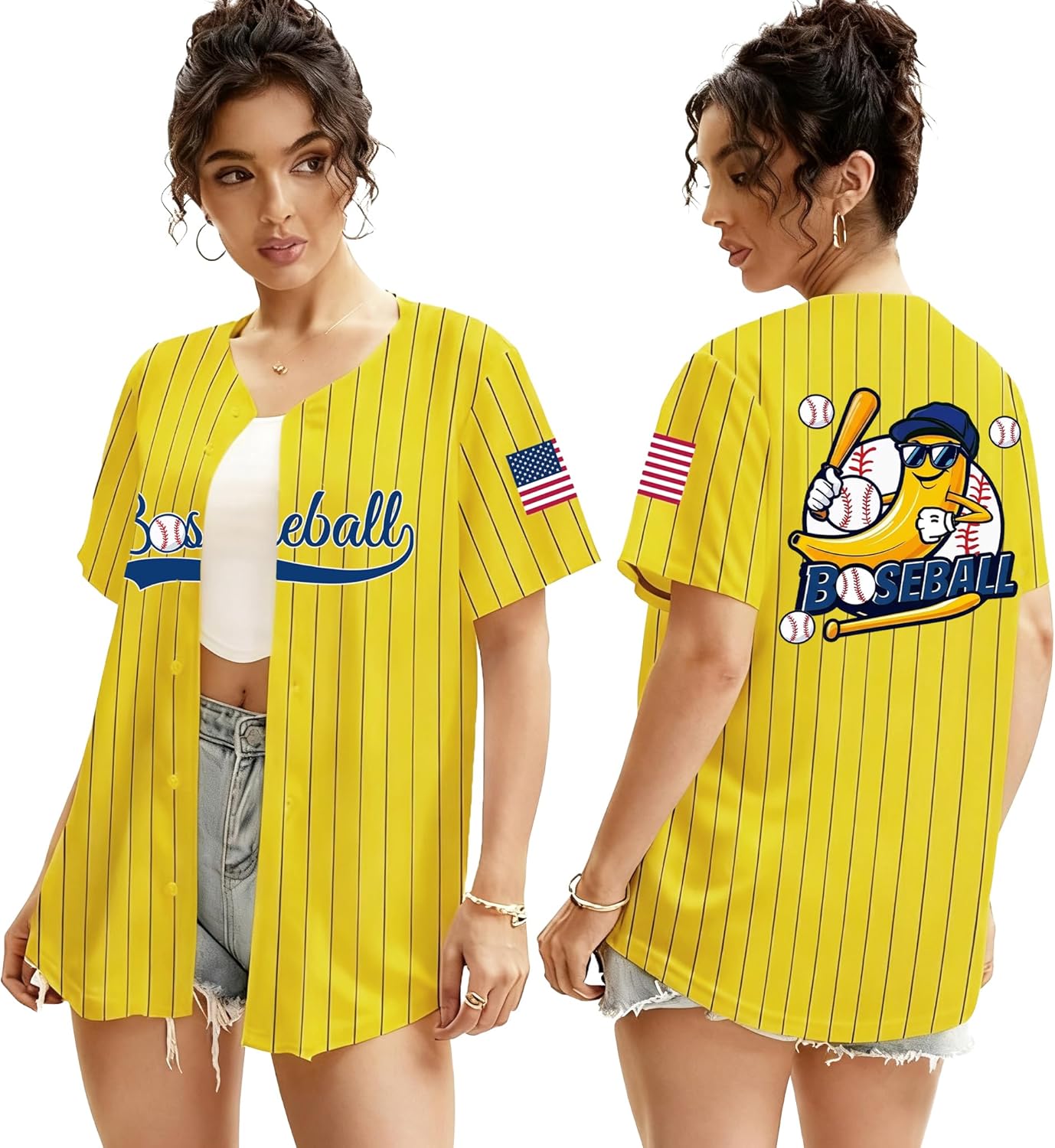 Baseball Shirts for Women Baseball Season Shirt Game Day Player Tshirt Sport Team Button up Short Sleeve Tops