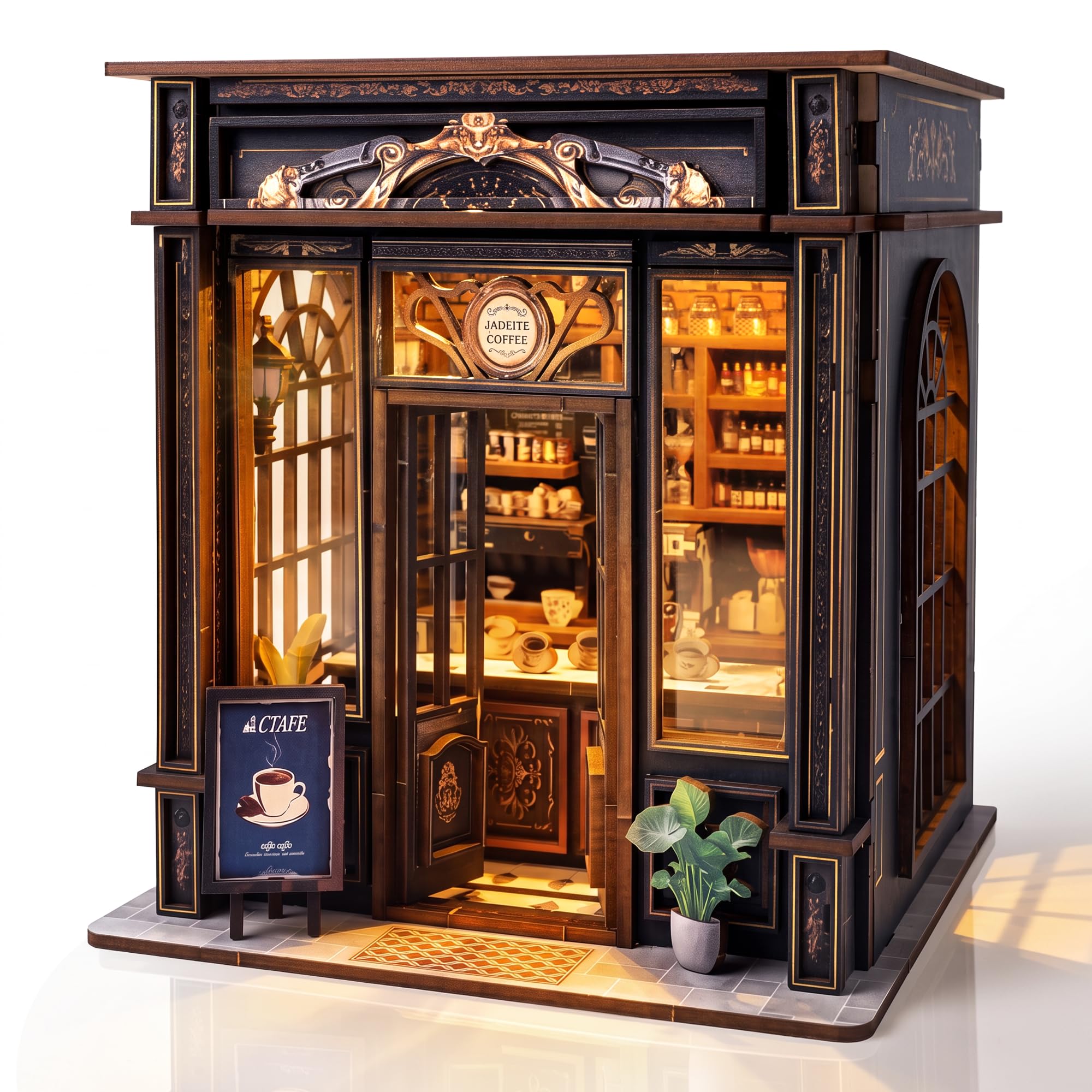 CRIOLPO Book Nook Kit - DIY Miniature House kit for Adults and Beginners