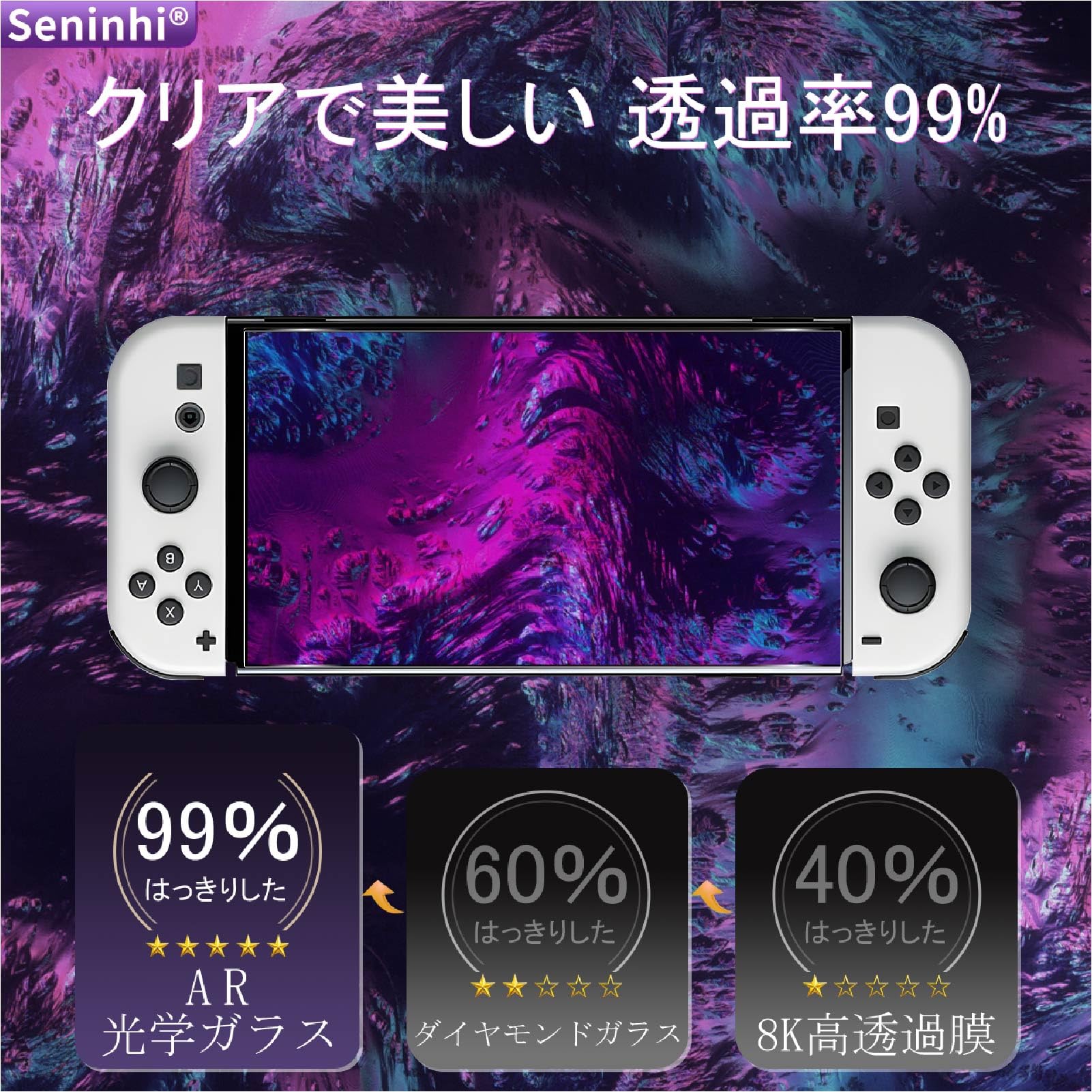 Amazon.co.jp: ガラスフイルム 対応 Switch 2 保護フイルム ガイド枠
