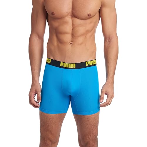PUMA Men's 3 Pack Performance Boxer Briefs