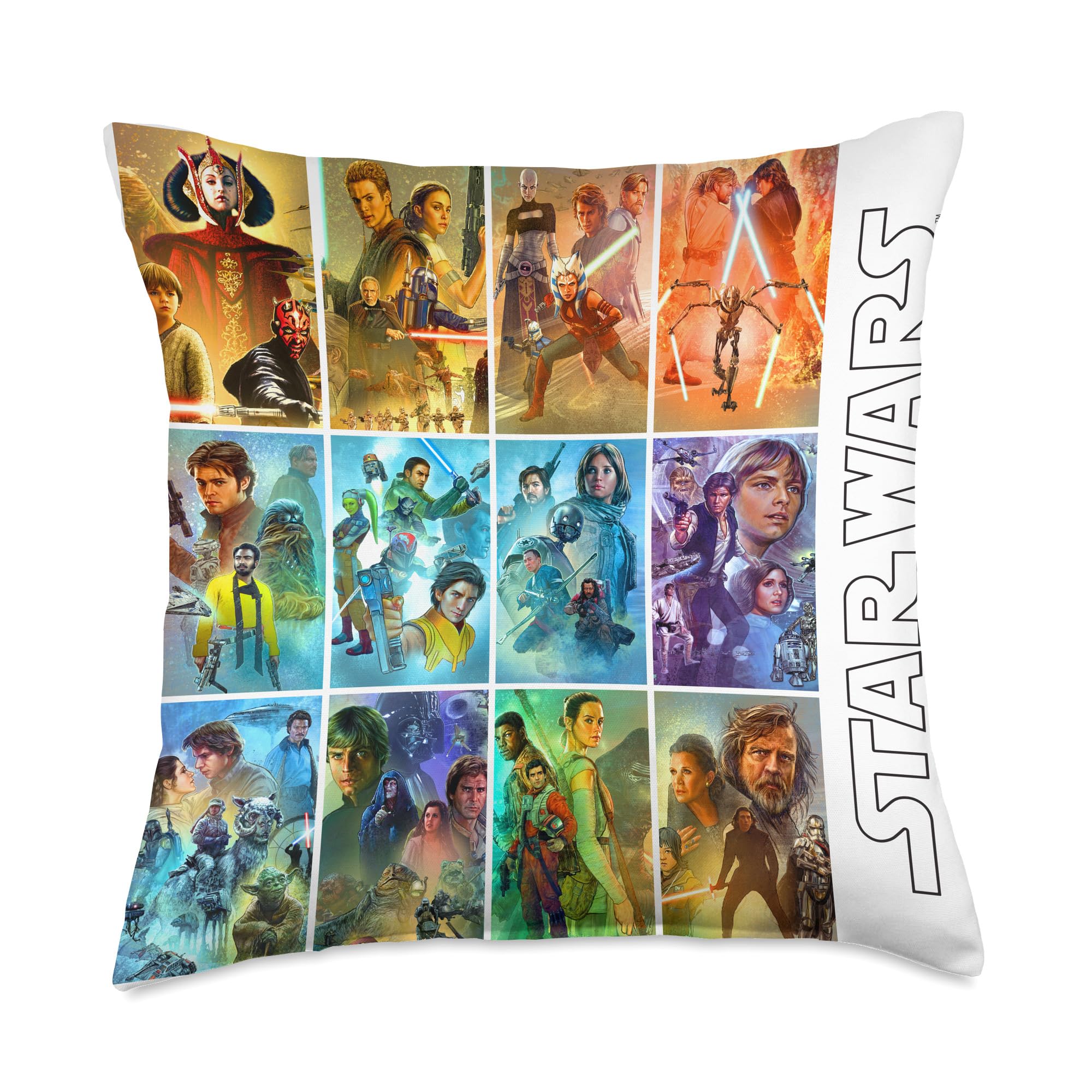 Coussin Star Wars ergonomique pour soulager le dos sur votre fauteuil