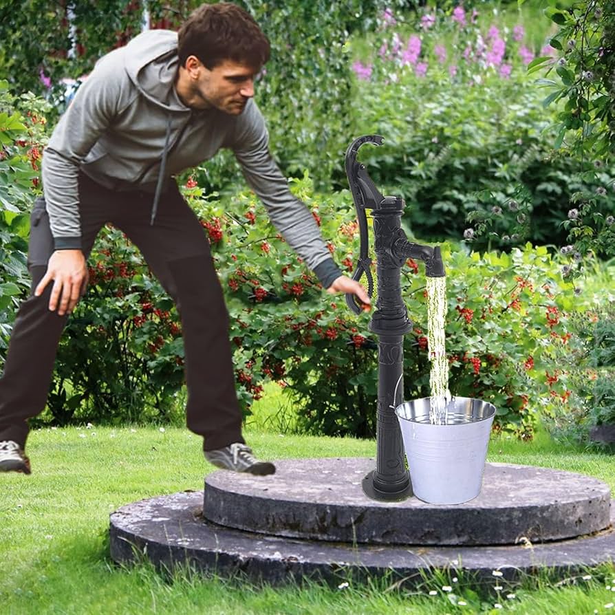 ジャンクガーデン。井戸のポンプ。 アンティーク】ジャンクガーデン 井戸ポンプ 手押しポンプ