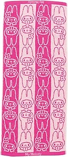 丸眞 フェイスタオル マイメロディ マイメロちゃんフェイス 約34×80cm sanrio マイメロ 女の子 かわいい キャラク フェイスタオル フェースタオル タオル 浴用タオル 長い 綿 3725013800