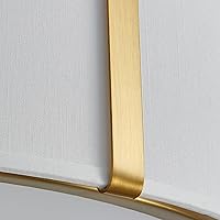 Vista 6 de Shrine Candelabros de tambor de iluminación, estilo moderno, lámpara de techo perfecta para espacio vital, 16 pulgadas de profundidad x 9 pulgadas