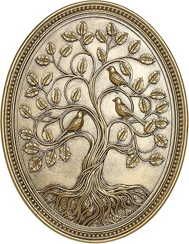 Miniatura 16 de Arte de pared enmarcado de Navidad con figuras de la Sagrada Familia del Nacimiento, María, José y el bebé Jesús, decoración de pared dorada Gold