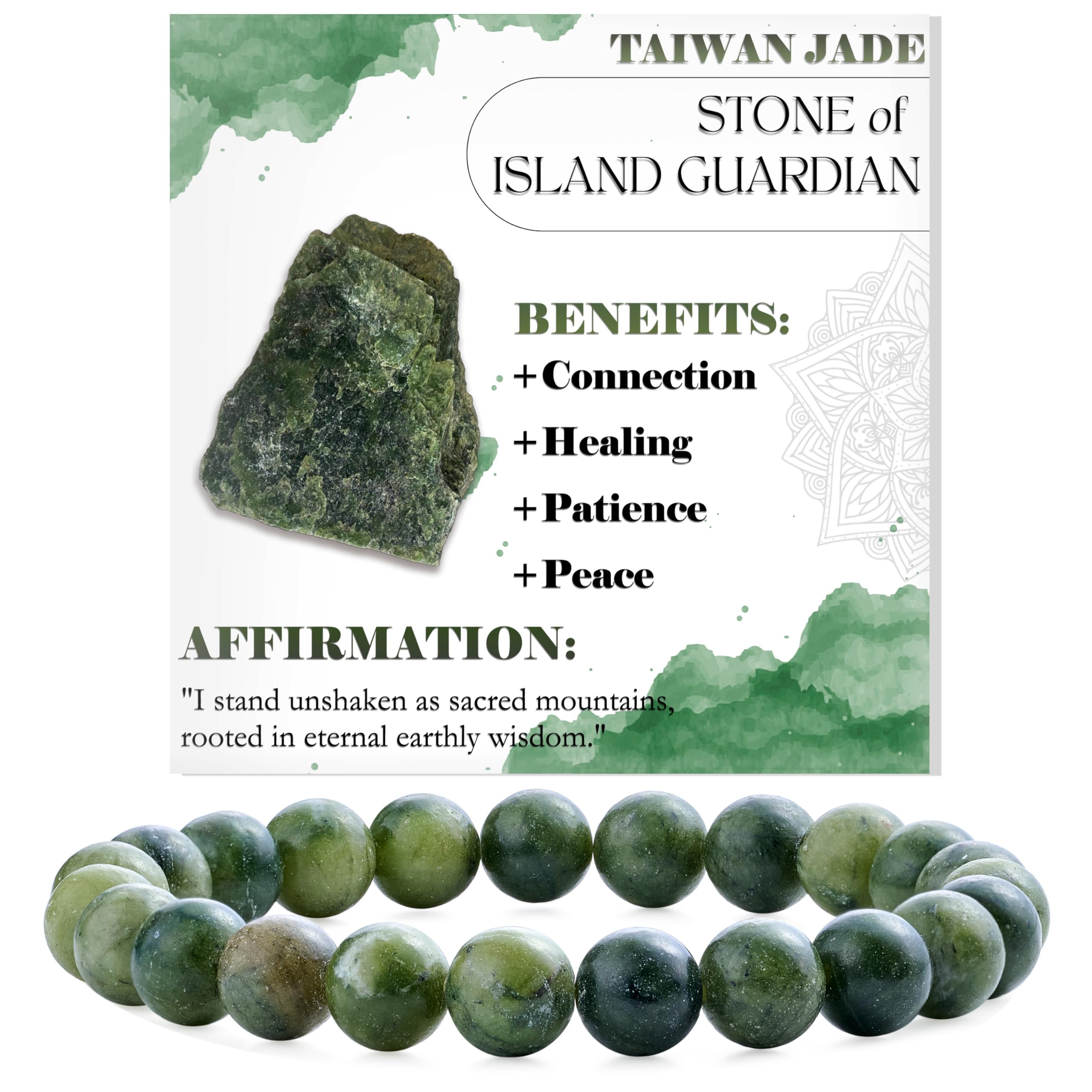 Bivei 8mm Beaded Bracelets for Women Handmade Semi Precious Natural Stone Stretch Elastic Jewelry Yoga Protection Gifts