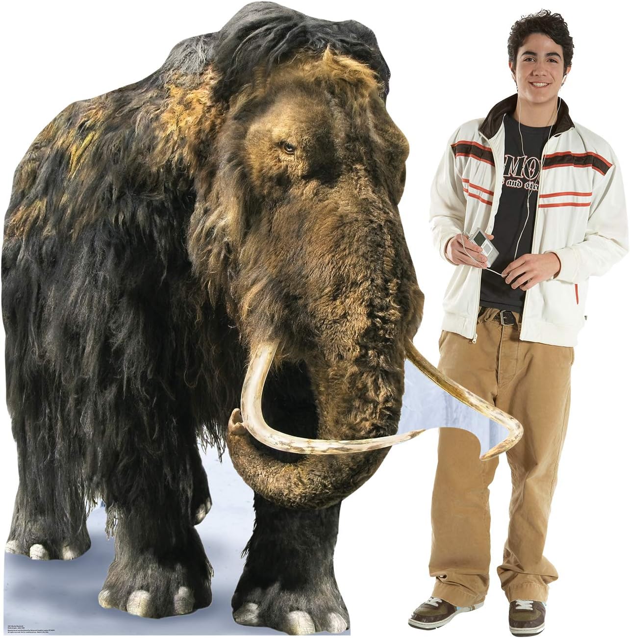 Life-Size Woolly Mammoth Cardboard Cutout Standee