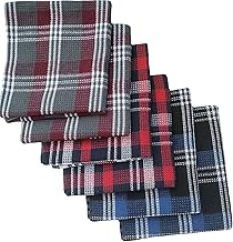 ALOUD CREATIONS Kitchen Napkins Cloth Cotton | Kitchen Towel Cotton | Multicolour | Large Size – 17 X 27 Inch | Pack of 6