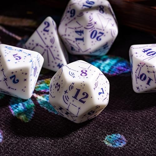 Miniatura 37 de Juego de dados de queso, juego de dados DND poliédricos de resina amarilla para juegos de rol D&D y otros juegos de mesa Dados