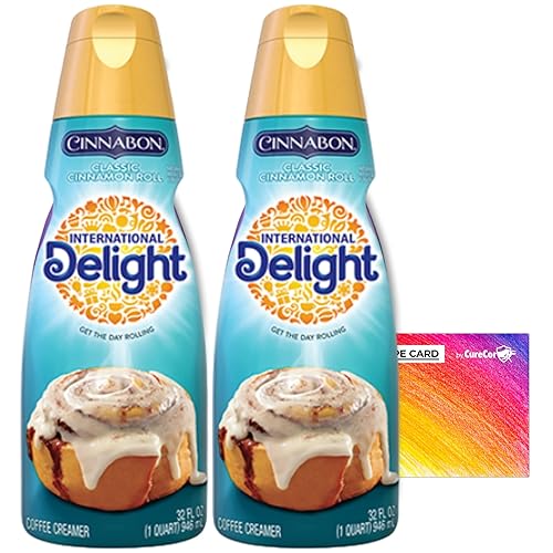 Miniatura 1 de International-Delight Crema de café líquida. Dos (2) botellas de 32 onzas líquidas de crema cremosa suave y deliciosa para café y una auténtica