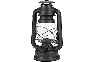 Lamplight Contemporary Oil Lantern, Black