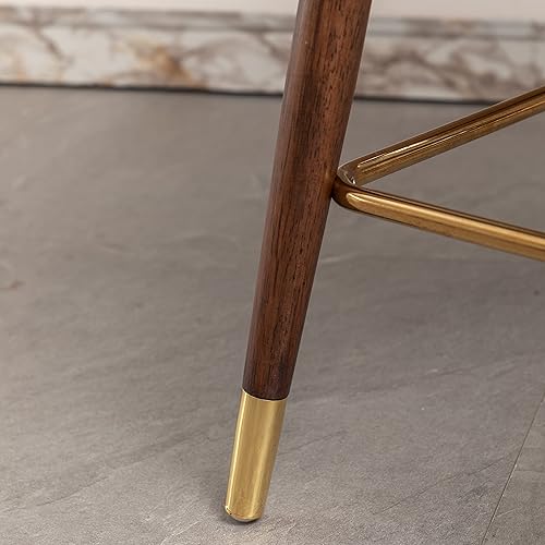 Miniatura 9 de Roundhill Furniture Nevis - Juego de 2 herramientas modernas de cuero sintético con ribete de cabeza de clavo, color blanco