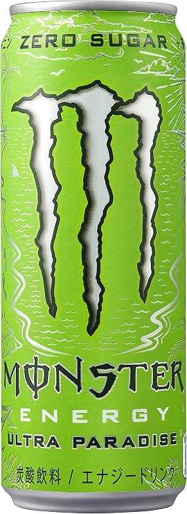 Asahi Beverage Monster Ultra Peachy Keen 12.0 fl oz 355 ml x 24 Bottles Energy Drink 0 Calories + Asahi Beverage Monster Ultra Paradise 12.8 fl oz 355 ml x 24 Bottles Energy Drink