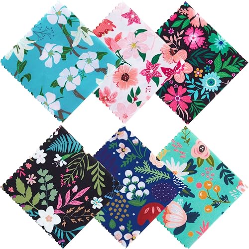 18 paños de limpieza para lentes, bonito diseño de flora, paño de limpieza de microfibra para lentes, multicolor, paño limpiador de lentes, lentes