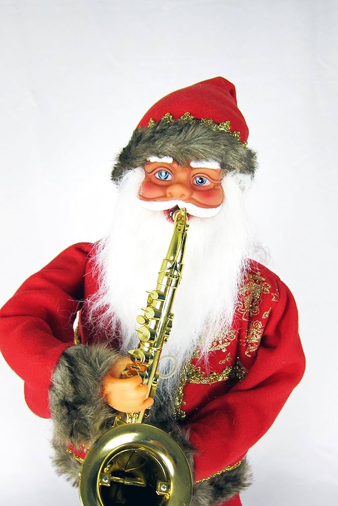 スイング　サンタクロース Amazon | LALADEFIEE 電動サンタクローススイング音楽おもちゃ