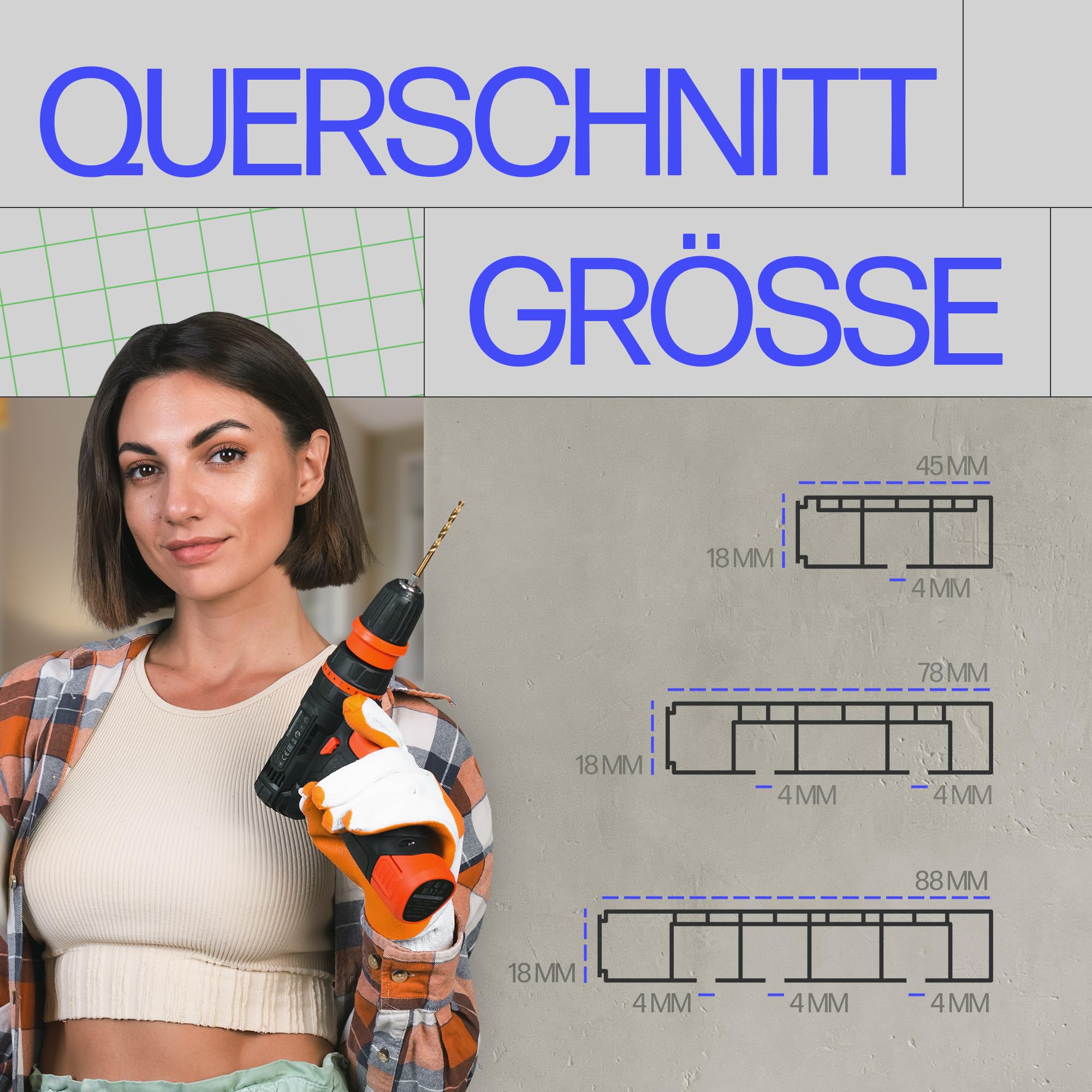 Bestlivings Gardinenschiene Schwarz (480cm / 3-läufig) Vorhangschiene Komplettset inkl. Zubehör (Befestigungs-Set, Seitendeckel, Gardinenröllchen)