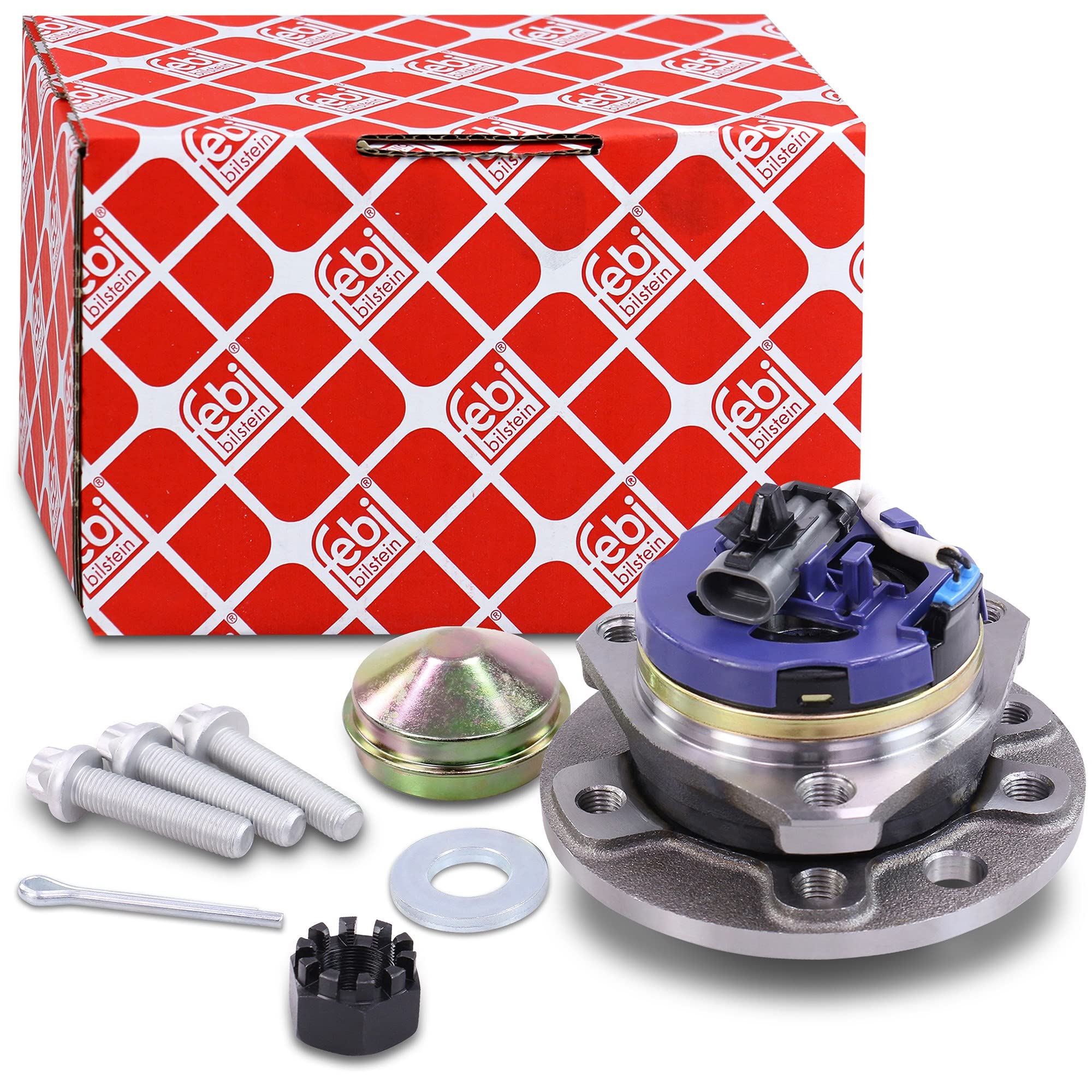 Febi Bilstein 24164 Front Left Right Wheel Bearing Kit Fits Opel Vauxhall