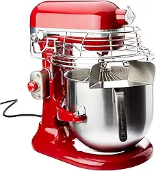 Batedeira Stand Mixer Profissional KitchenAid KEF97AV Empire Red 7.6L 220V