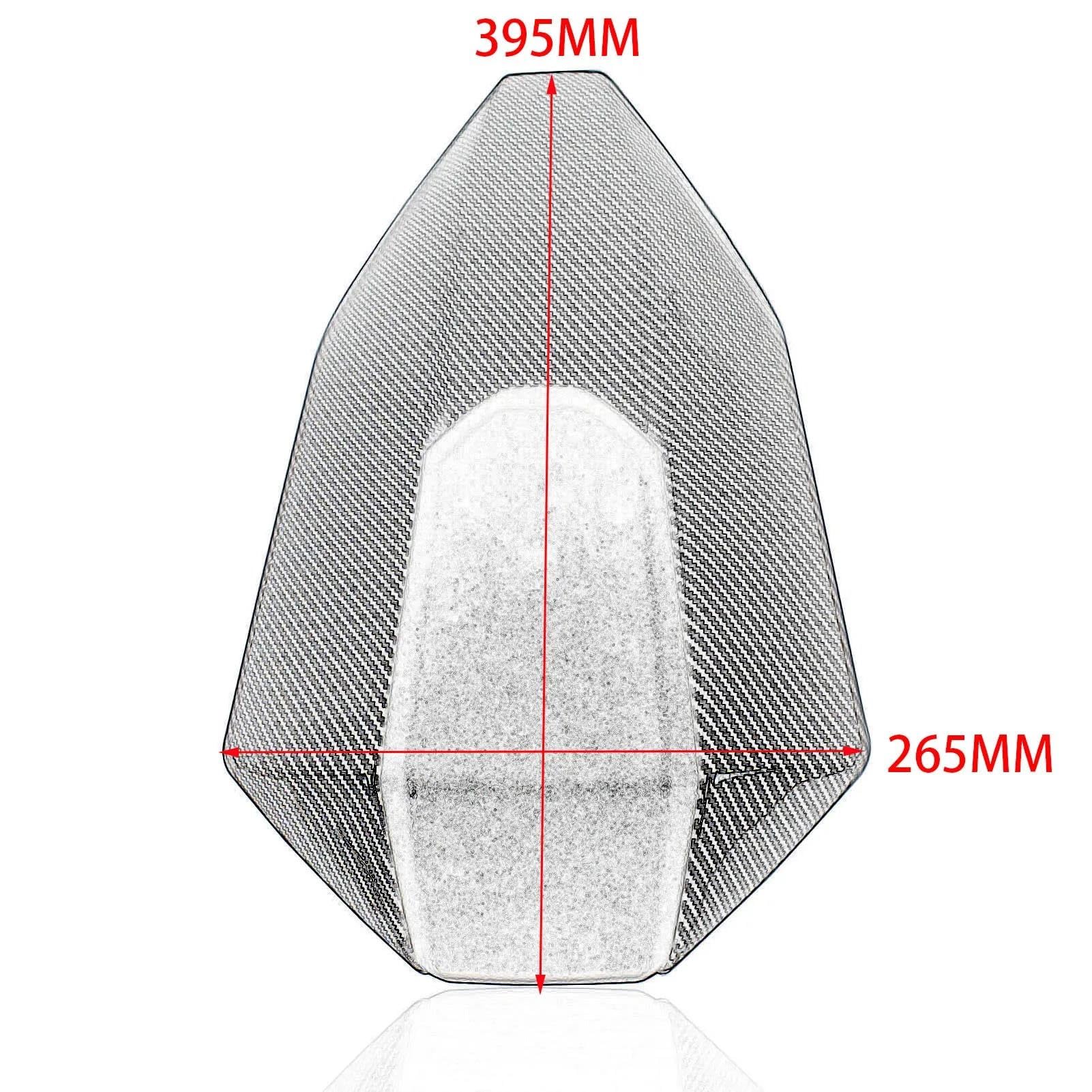 Cubierta De Asiento Trasero (colín) para Motocicleta para Yamaha MT-07 FZ-07 2014-2021 Pieza De Carenado para Asiento De Pasajero Trasero Carenado Trasero(Negro Mate)