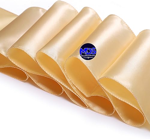 Miniatura 4 de MDS - Paquete de 10 bandas de satén para sillas de boda, suministros para eventos de boda, decoraciones para fiestas de cumpleaños, graduaciones,