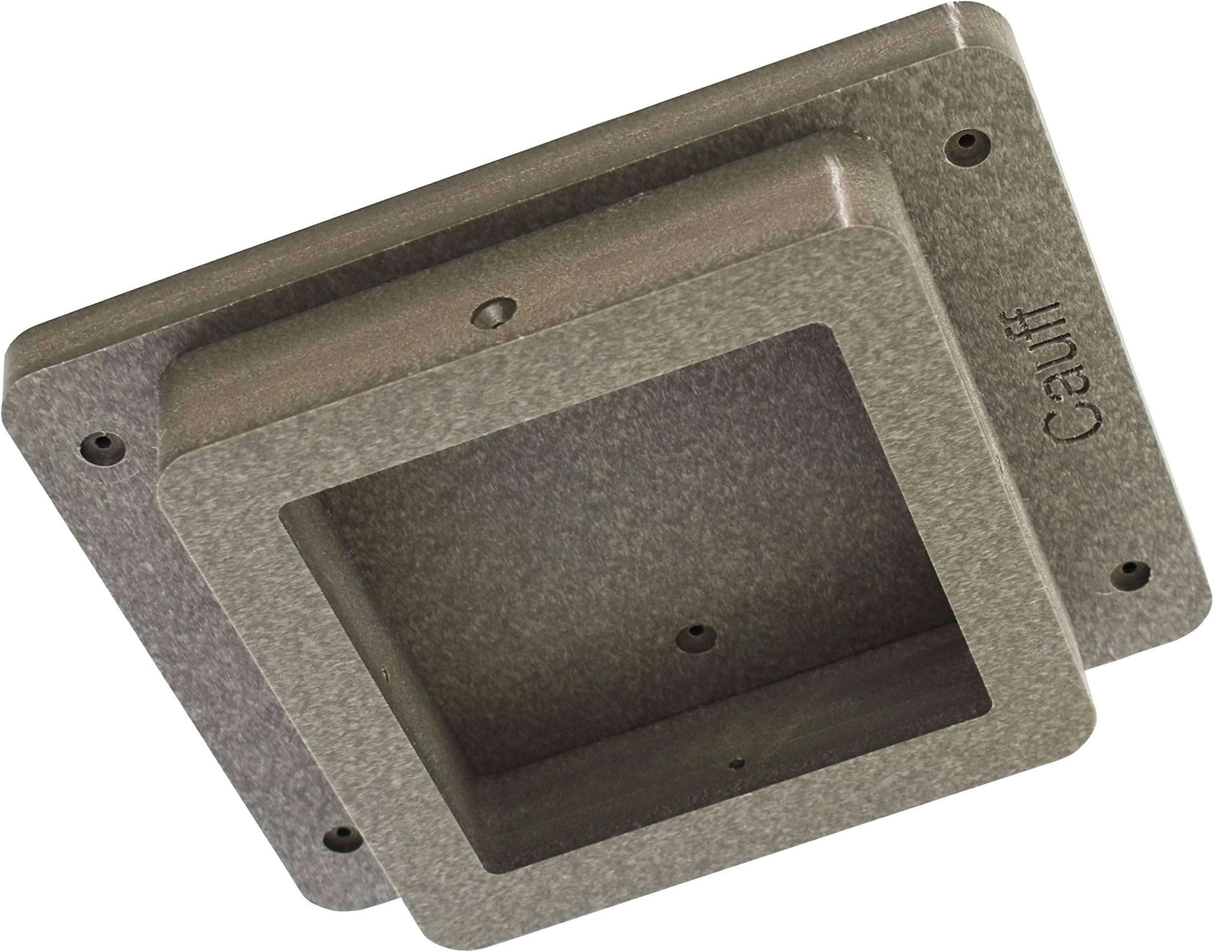 Poly 4x4 Post Mount Adapter for Bird Feeder, Bird House Mailbox with Stainless Steel Outdoor Mounting Screws